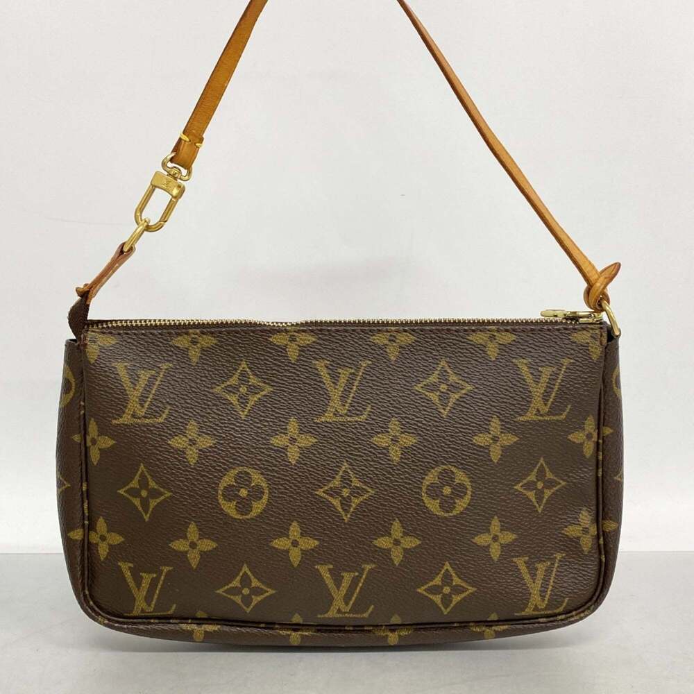 LOUIS VUITTON Brown Monogram Pochette Pouch - Picture 10 of 10